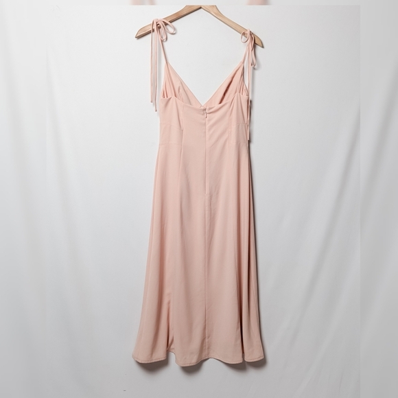 HOUSE OF CB Cornelia Dress Pink Midi  S Small - Picture 7 of 9